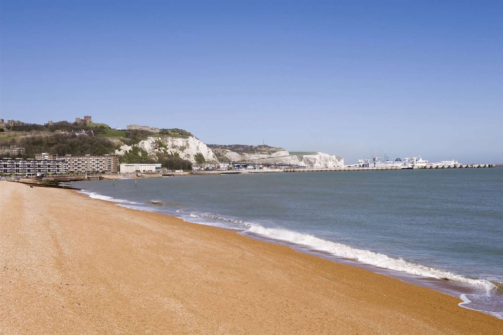 Dover's seafront is one of two places being targeted by the clean-ups