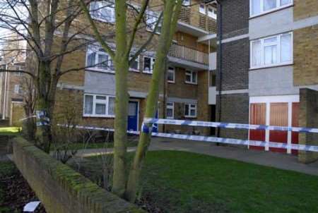 The scene of the stabbing in the early hours of Saturday. Picture: ANDREW CRITCHELL