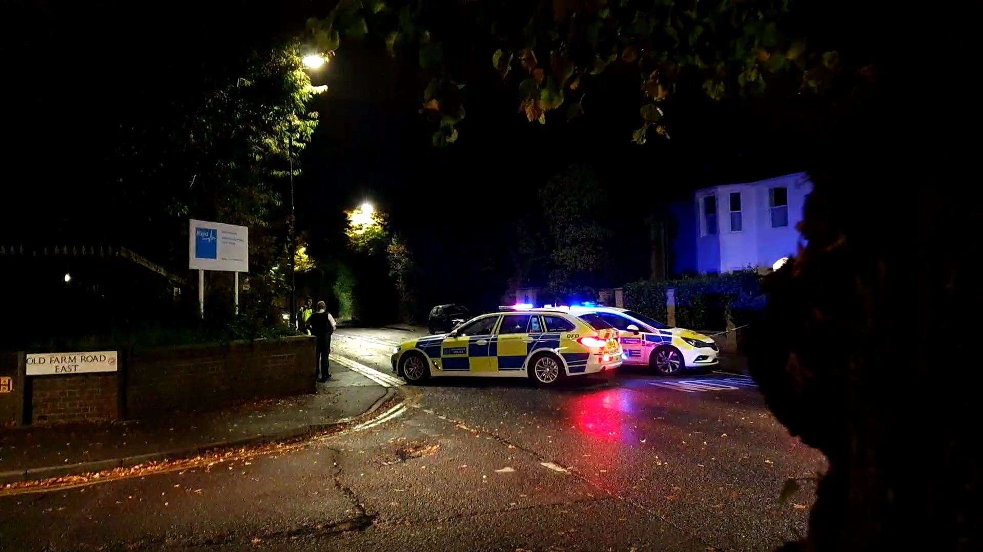 A man is in a life-threatening condition after being hit by a suspected drug driver in Halfway Street, Sidcup yesterday