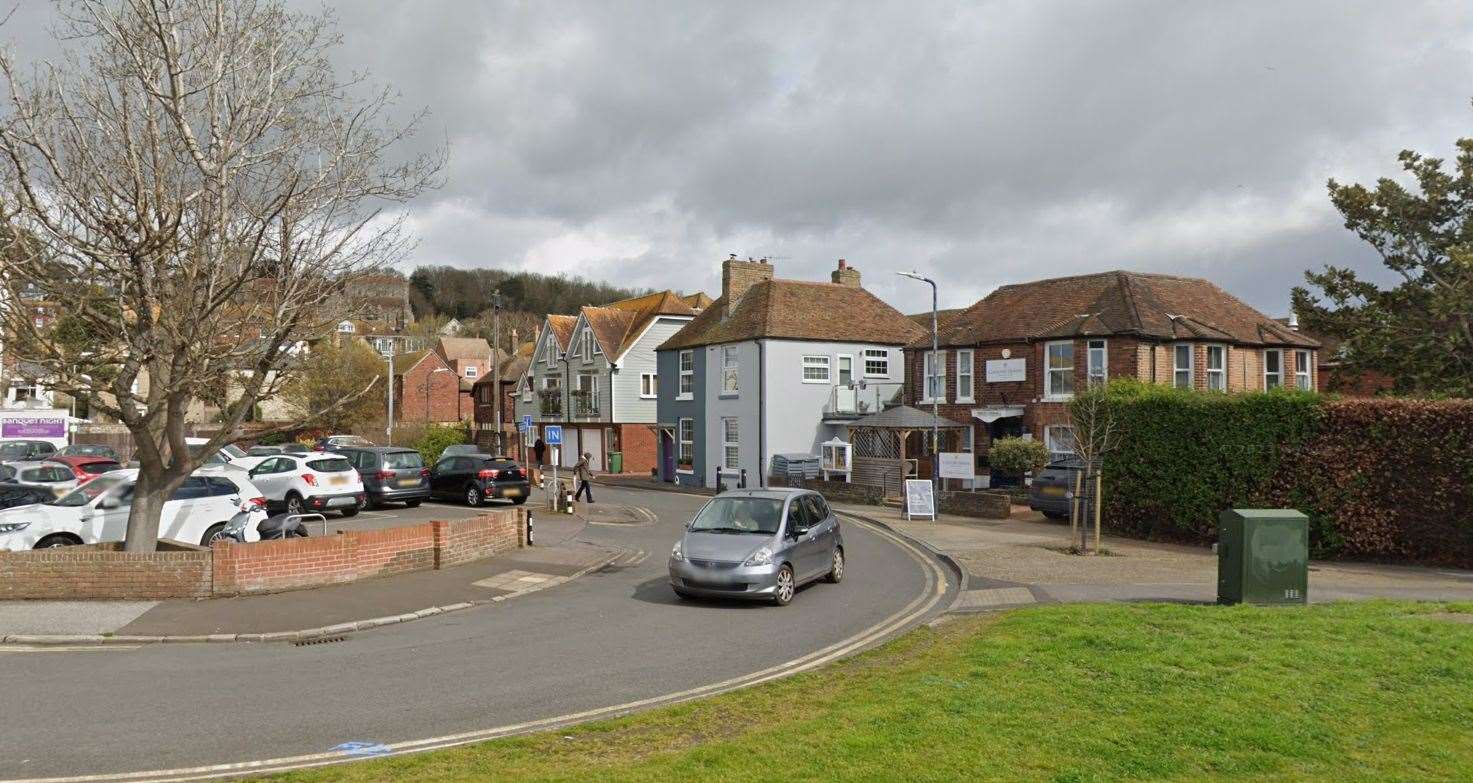 Police and fire crews were called to Mount Street in Hythe. Picture: Google