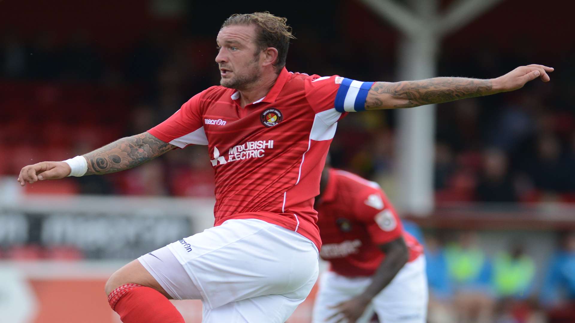 Danny Kedwell is the complete striker, says Ebbsfleet boss Daryl McMahon Picture: Gary Browne