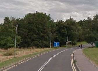 University Road leads onto the University of Kent's Canterbury campus. Picture: Google Streetview.