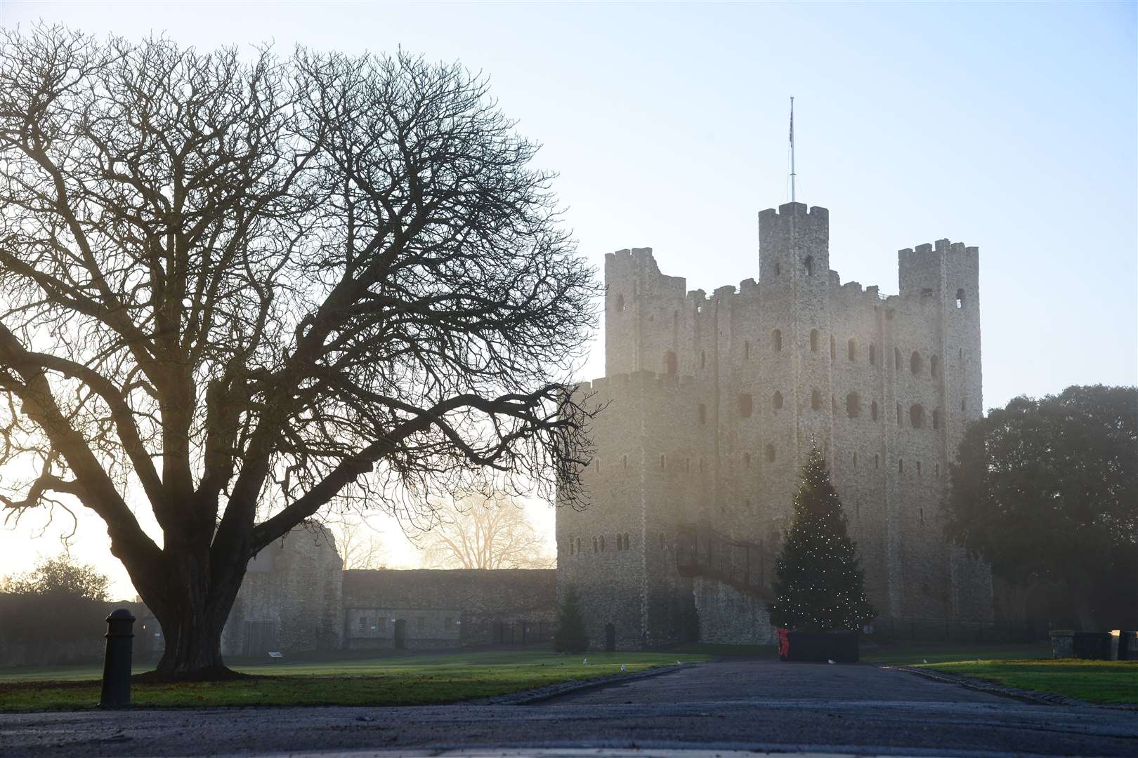 A dispersal order was imposed by police for the area around Rochester's historic town centre including the castle over the weekend