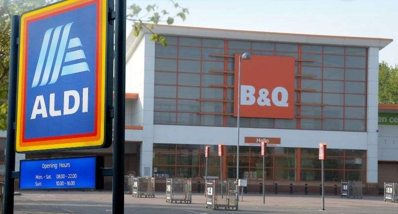 B&Q is set to be downsized to make way for an Aldi supermarket