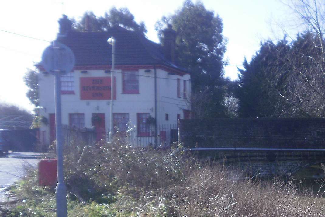 A man was arrested after a reported burglary at the Riverside Inn