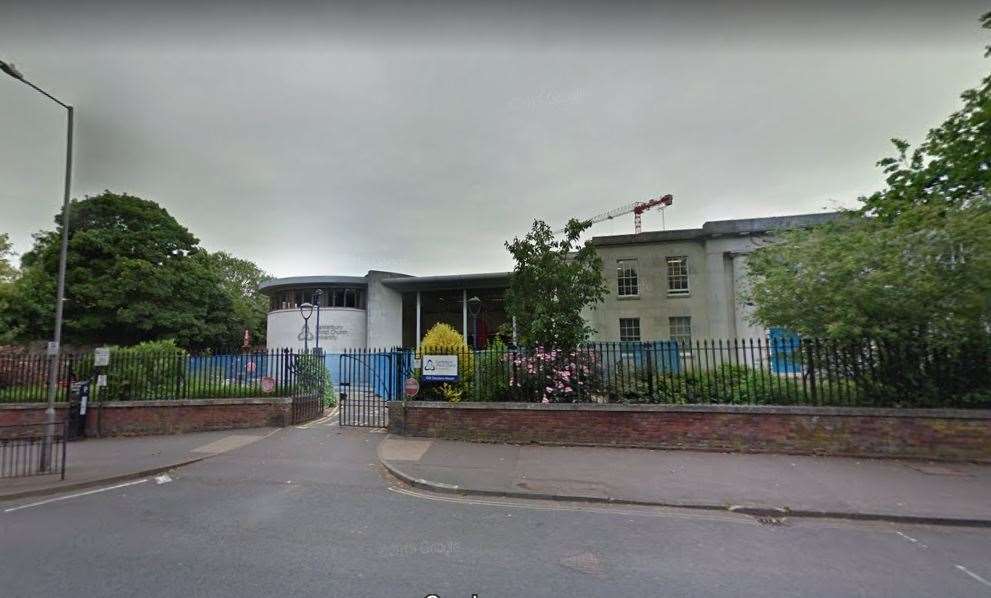 A student from Canterbury Christ Church University was robbed. Picture: Google Street View