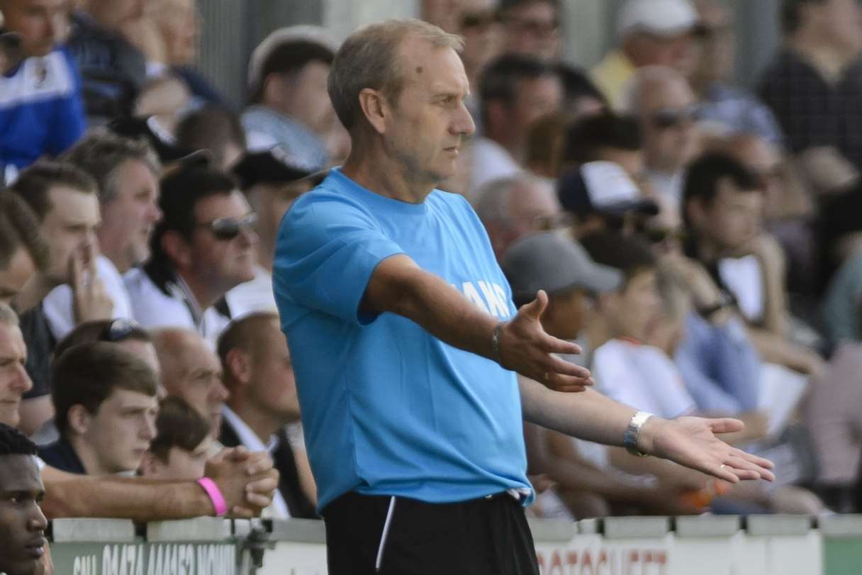 Dartford manager Tony Burman says his side deserve to be among the high fliers in National League South Picture: Andy Payton