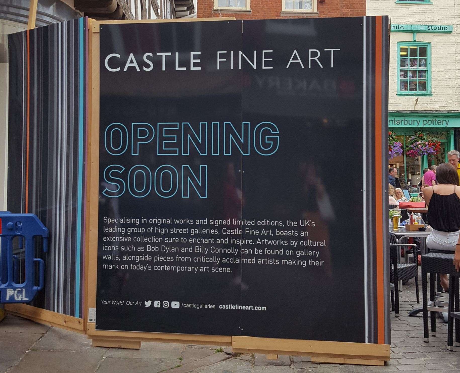 Castle Fine Art is set to open on Canterbury's historic Buttermarket