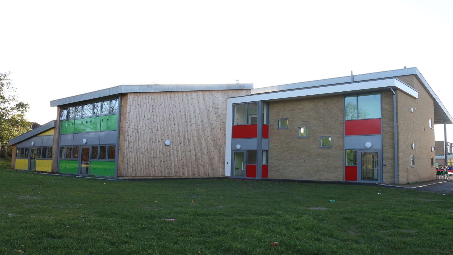 The new building extension at Stone St Mary's Primary School.