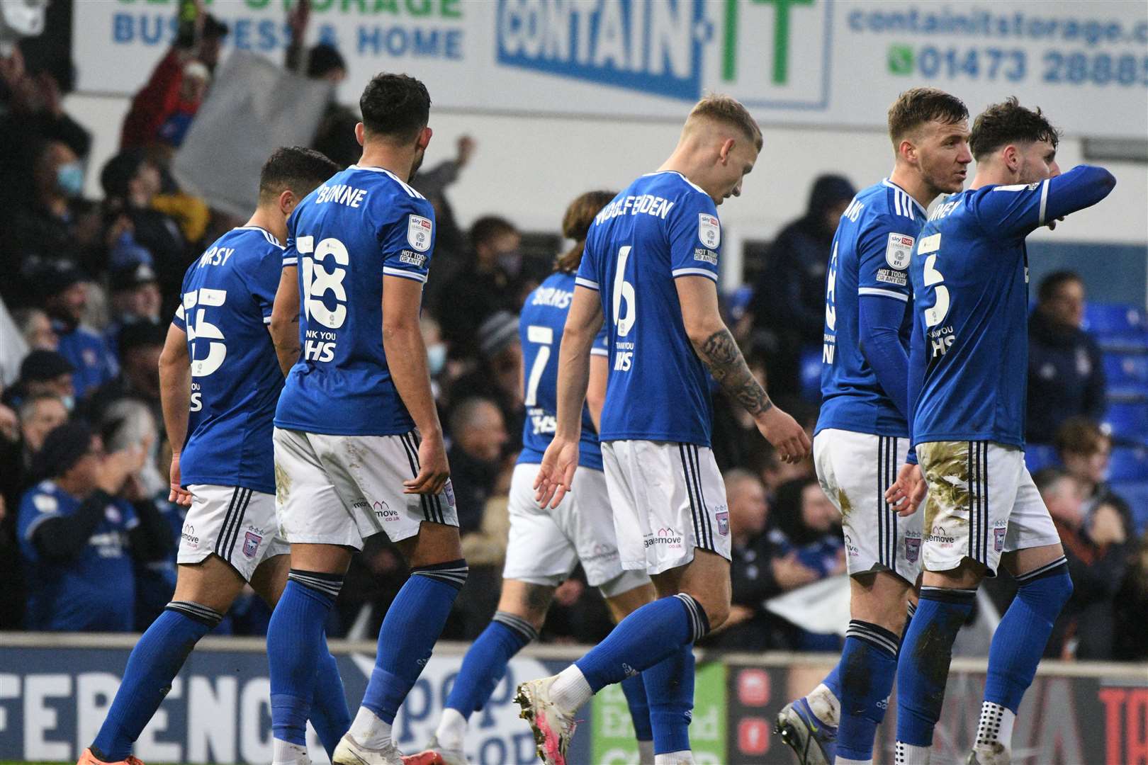 Ipswich Town will be backed by over 2,000 fans at Priestfield Picture: Barry Goodwin