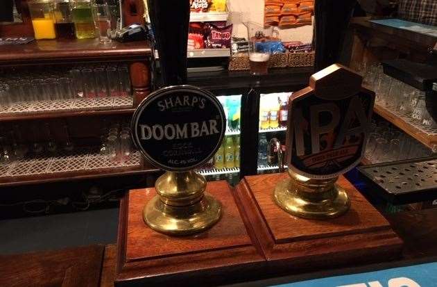 There were a couple of beers on tap, Doom Bar and Westgate’s IPA – I’d recommend the former