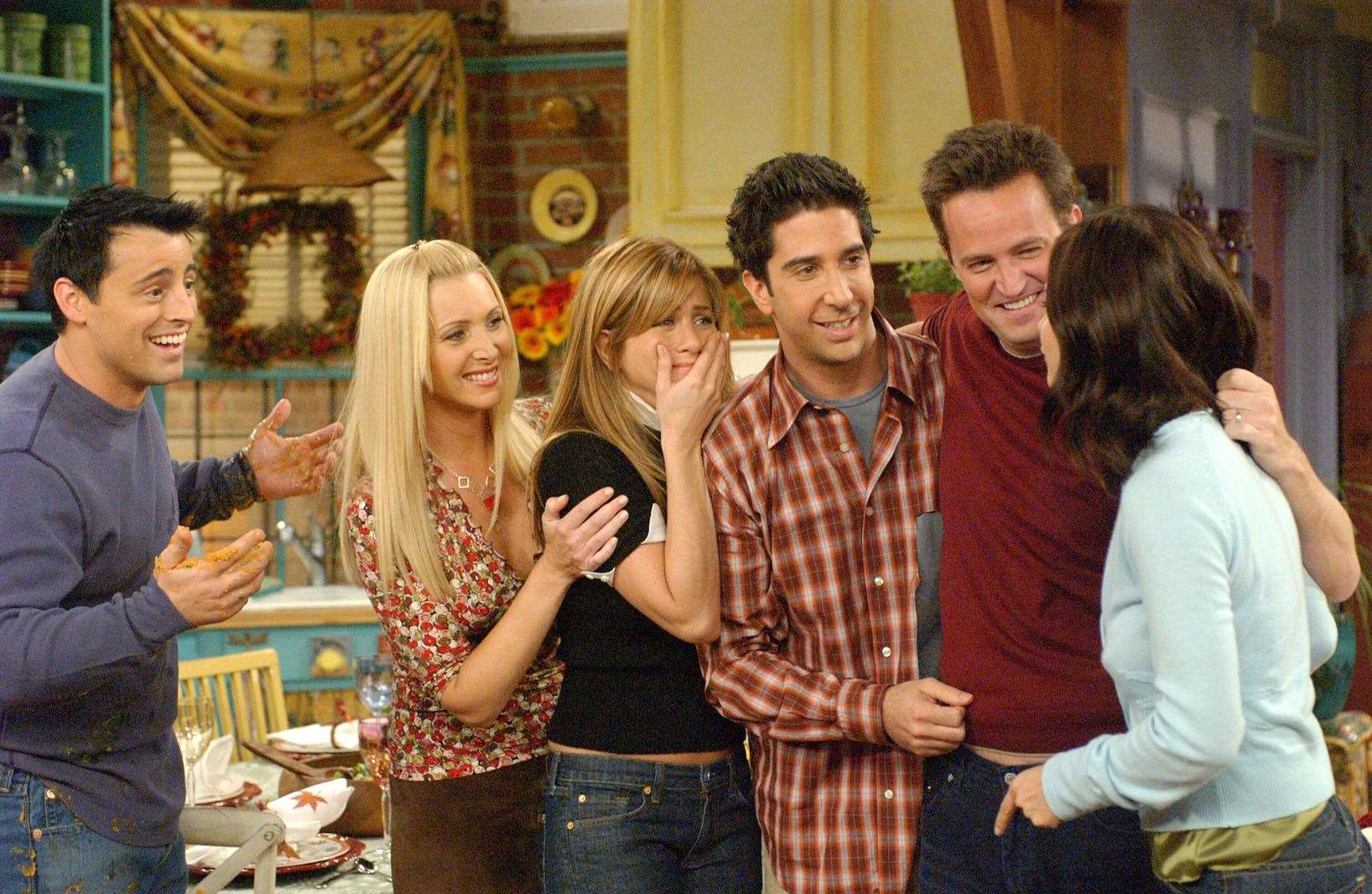 The cast of Friends, pictured here in 2004, are to reunite for a TV special this month. Picture courtesy of Channel 4