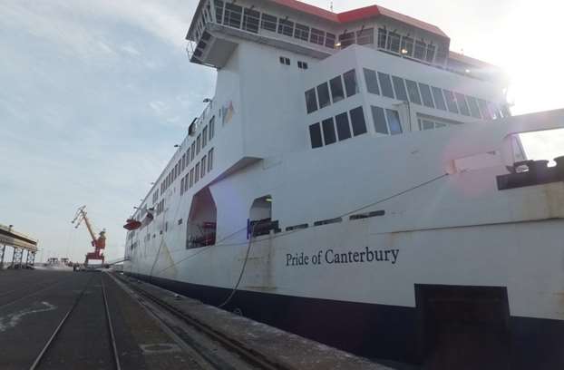 P&O's Pride of Canterbury. Picture: Marine Accident Investigation Branch