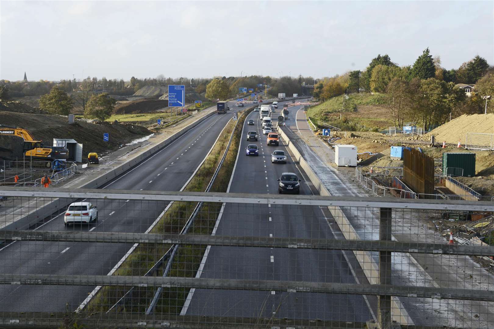 The motorway will close this weekend