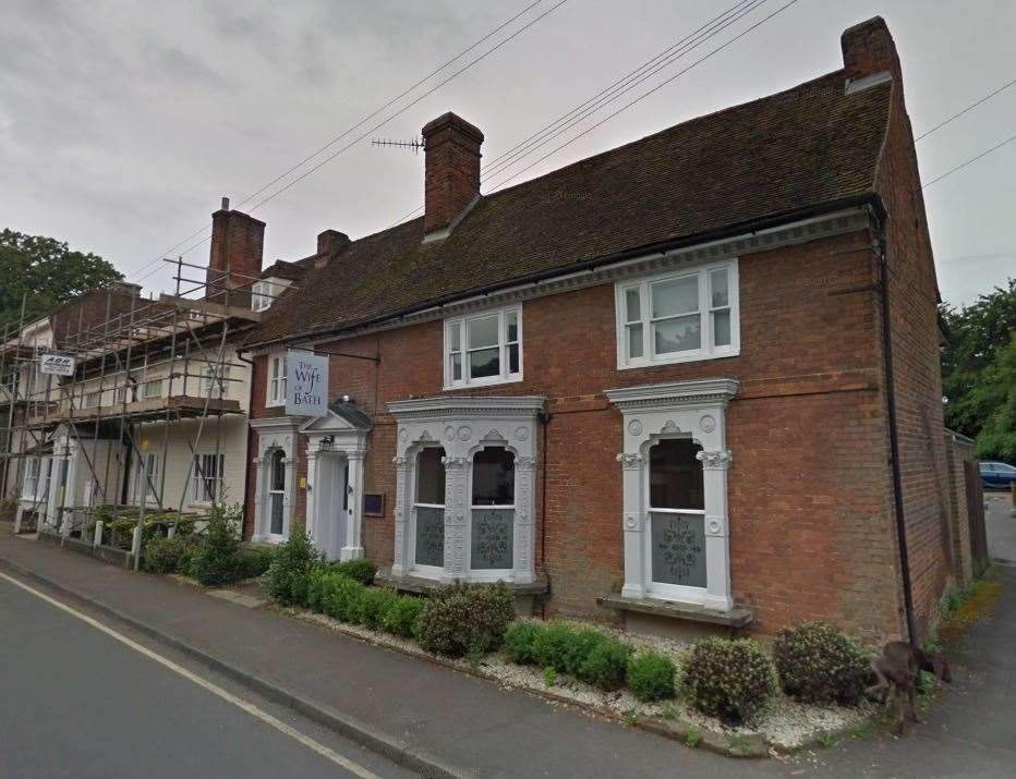 The Wife of Bath restaurant in Wye is to close this weekend. Picture: Google Street View