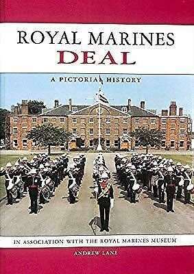 The front cover of the book Royal Marines Deal: a pictorial History shows The Staff Band of the Royal Marines School of Music on Jubilee Way in South Barracks