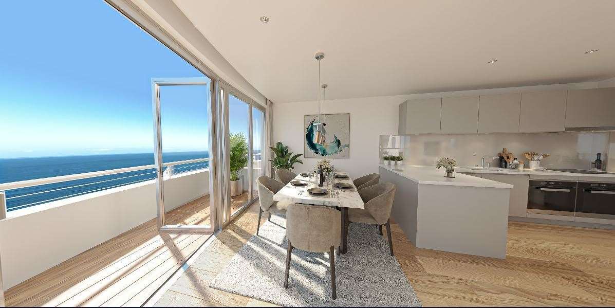 A virtual tour shows ocean views. Picture: Blueberry Homes
