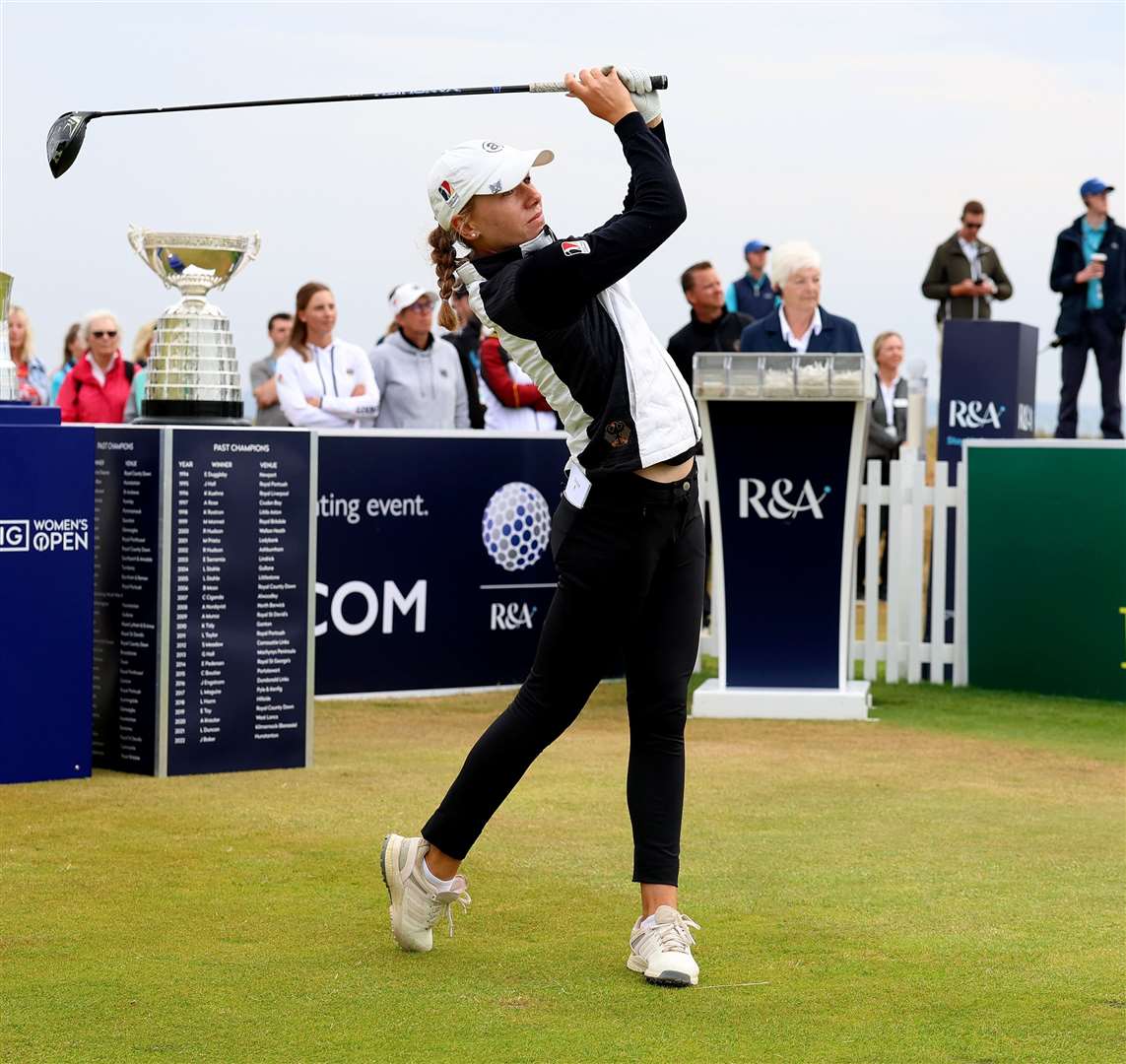 Chiara Horder is the third woman to win the amateur title at Prince's. Picture: The R&A