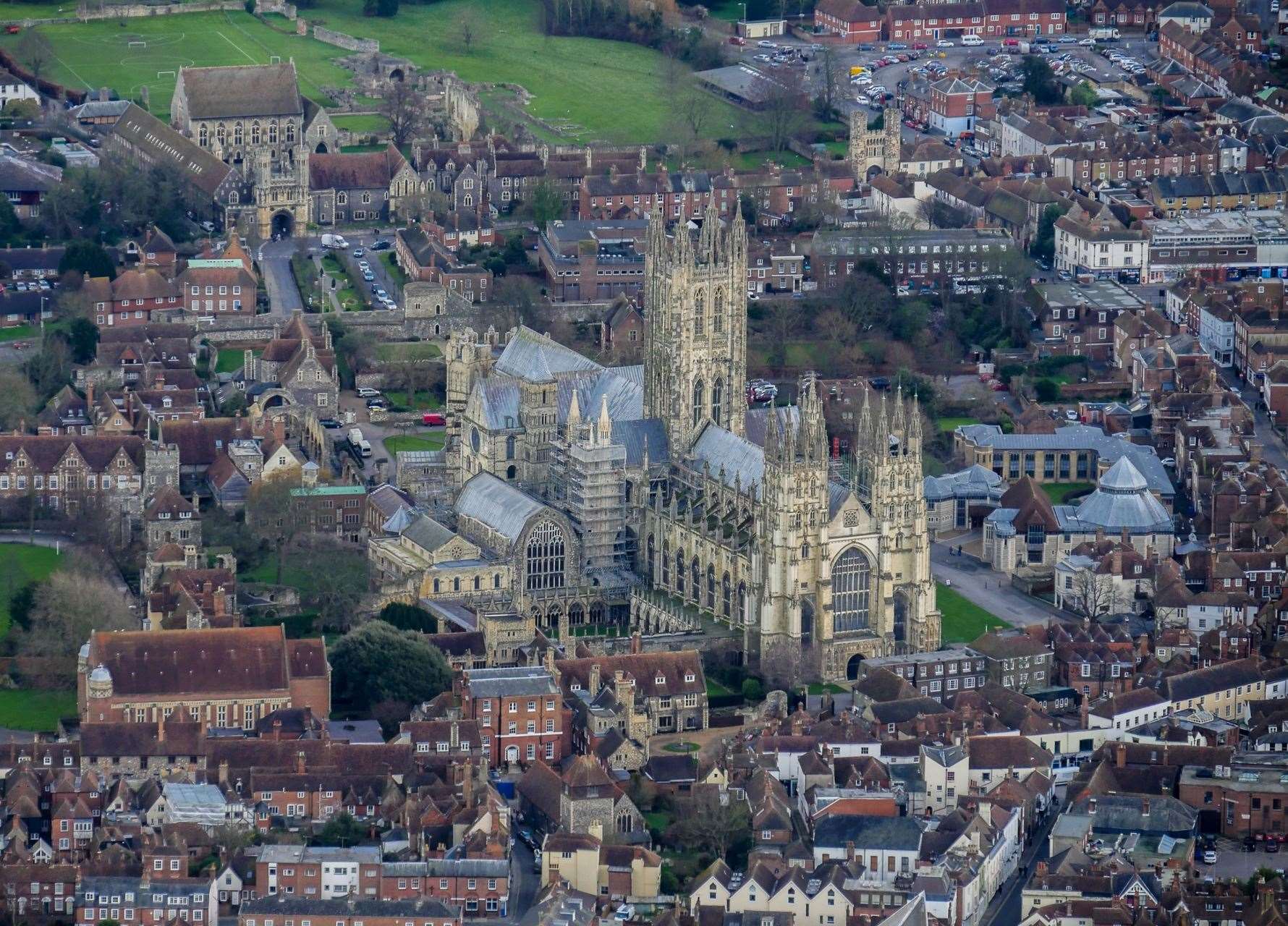 Parts of Canterbury Cathedral will be free to enter during a new trial period