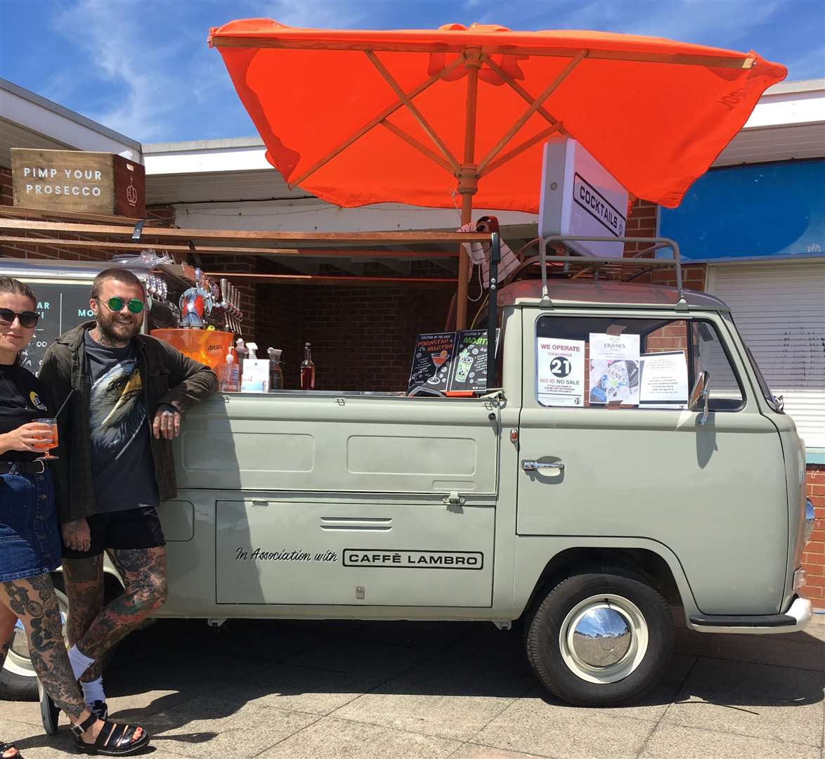The mobile bar had plans to be at LoveBox Festival, Isle of Wight Festival and Download Festival had the pandemic not struck Picture: Caffe Lambro