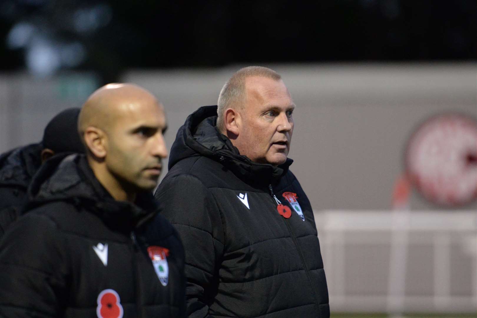 Imran Englefield (left) will take charge of Lordswood as they look to replace outgoing manager Neil Hunter (right)