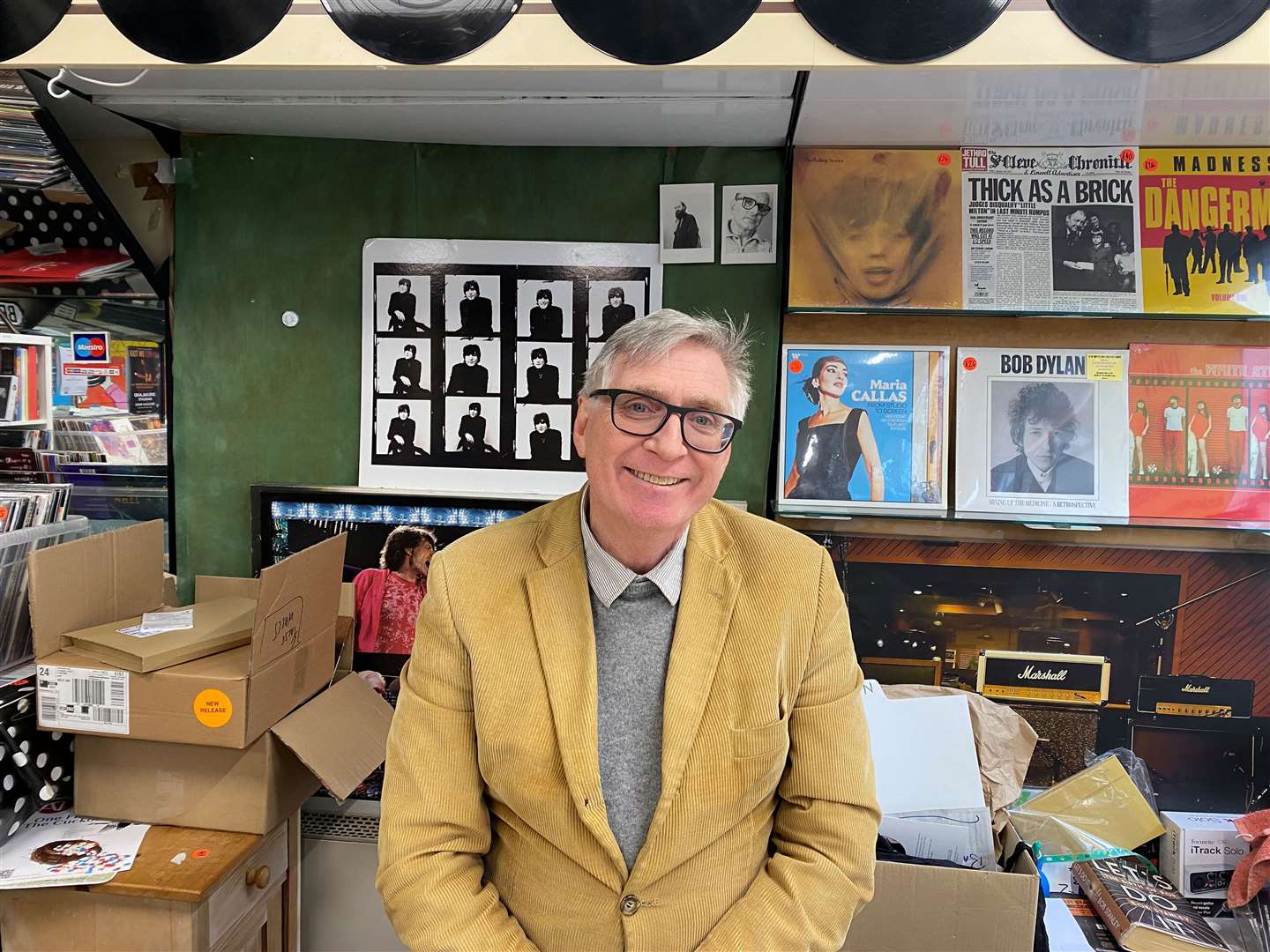 In Mr Tyler's time at Creekside Vinyl, he has seen the business move from Standard Quay into its larger Market Place home
