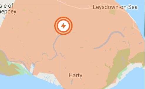 More than 150 people have been affected by the power outage. Picture: UK Power Networks