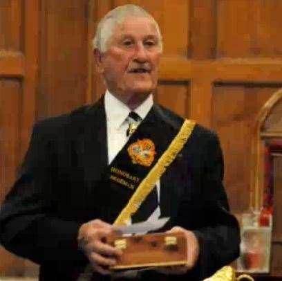Terry Sutton, made Honorary Freeman of Dover, May 2011