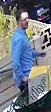 Johnny Connors was spotted on CCTV at the burgled houses. Picture: Kent Police