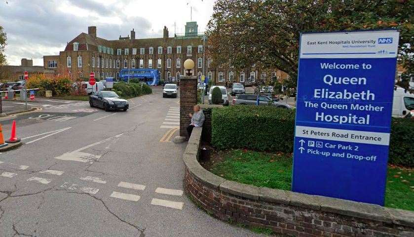 The Queen Elizabeth The Queen Mother Hospital, in Margate. Picture: Google