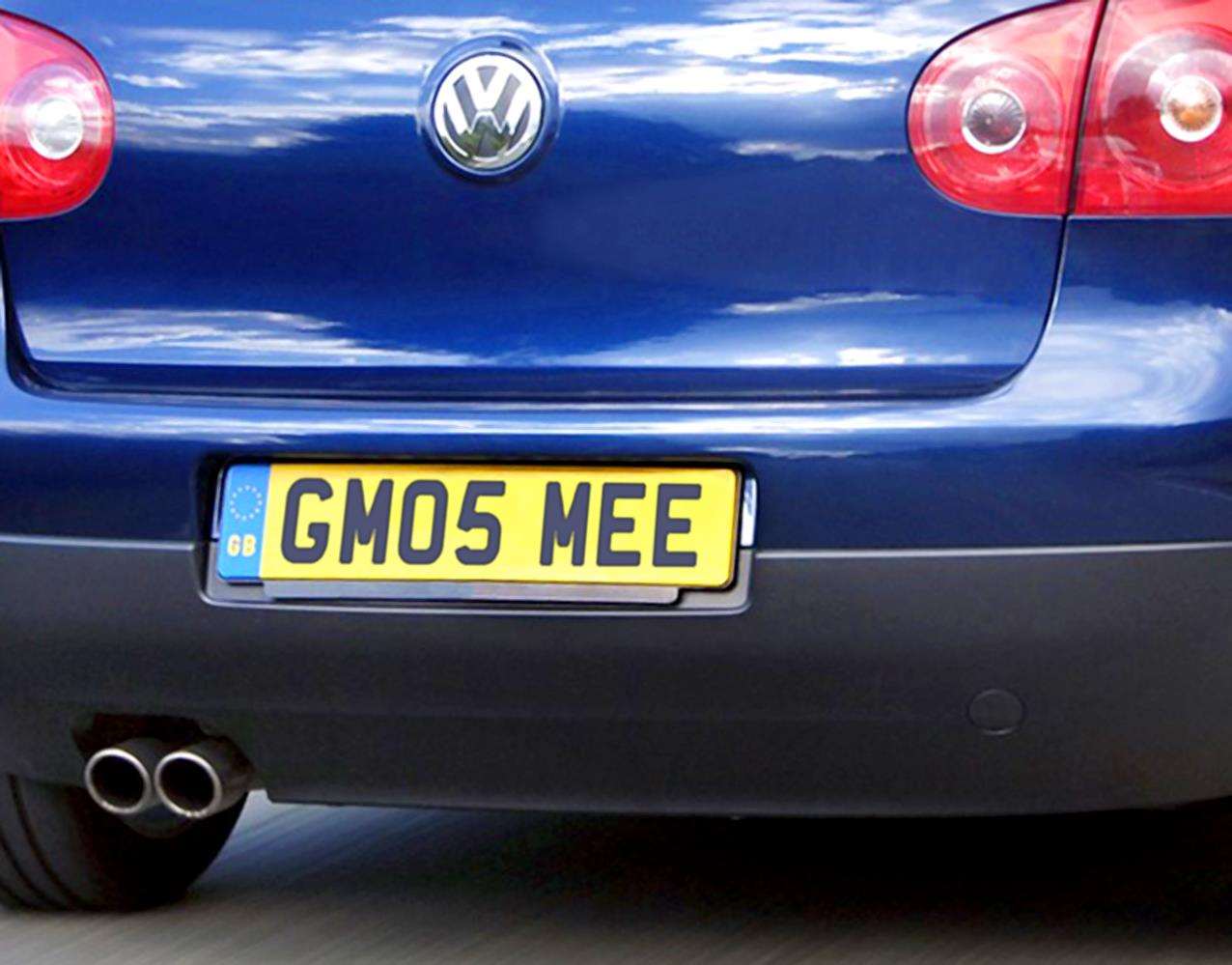 George Mee was caught after driving to a house in car with a personalised number plate