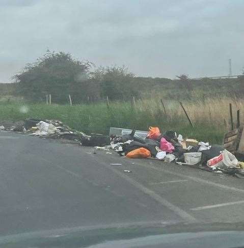 Fly tipping has been happening on Ray Lamb Way and Wallhouse Road near the Darent River for over 15 years.