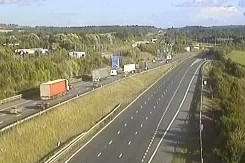 M20 shut near Ashford after a serious crash. Picture: Highways Agency
