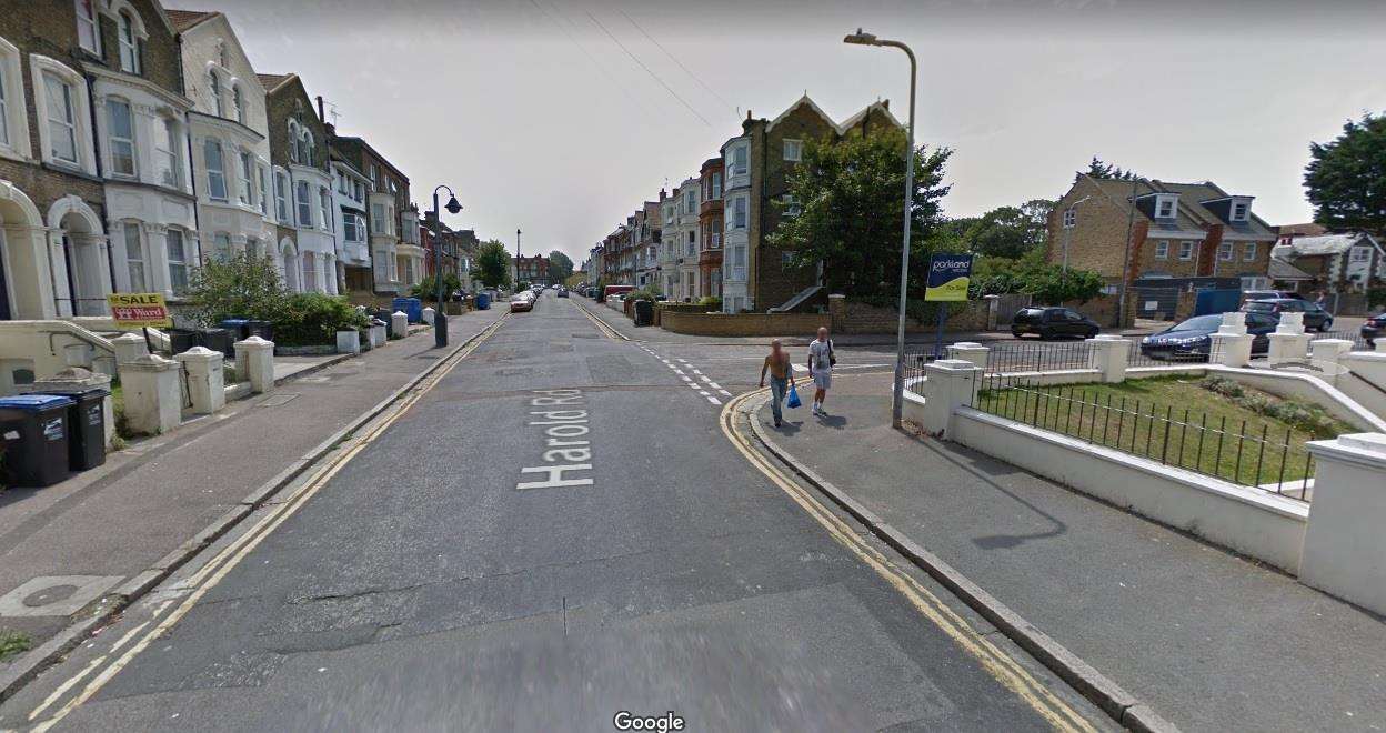 Flat fire in Harold Road, Cliftonville. Picture: Google (2691834)