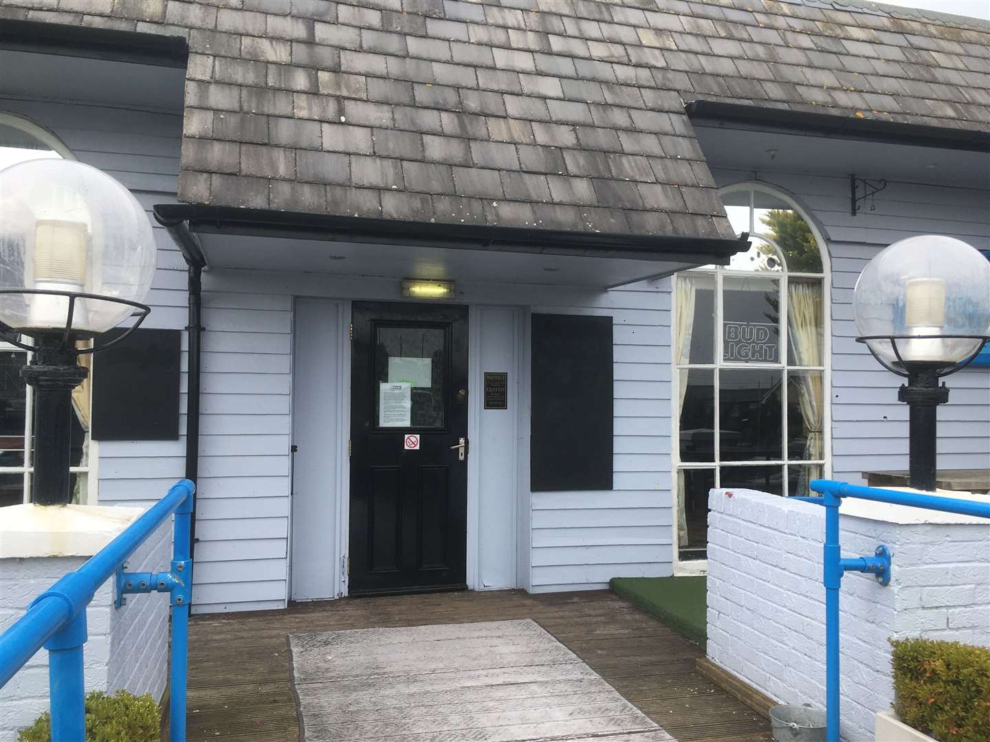 Closed: Saddlebook Park club house in Warden Bay Road, Leysdown