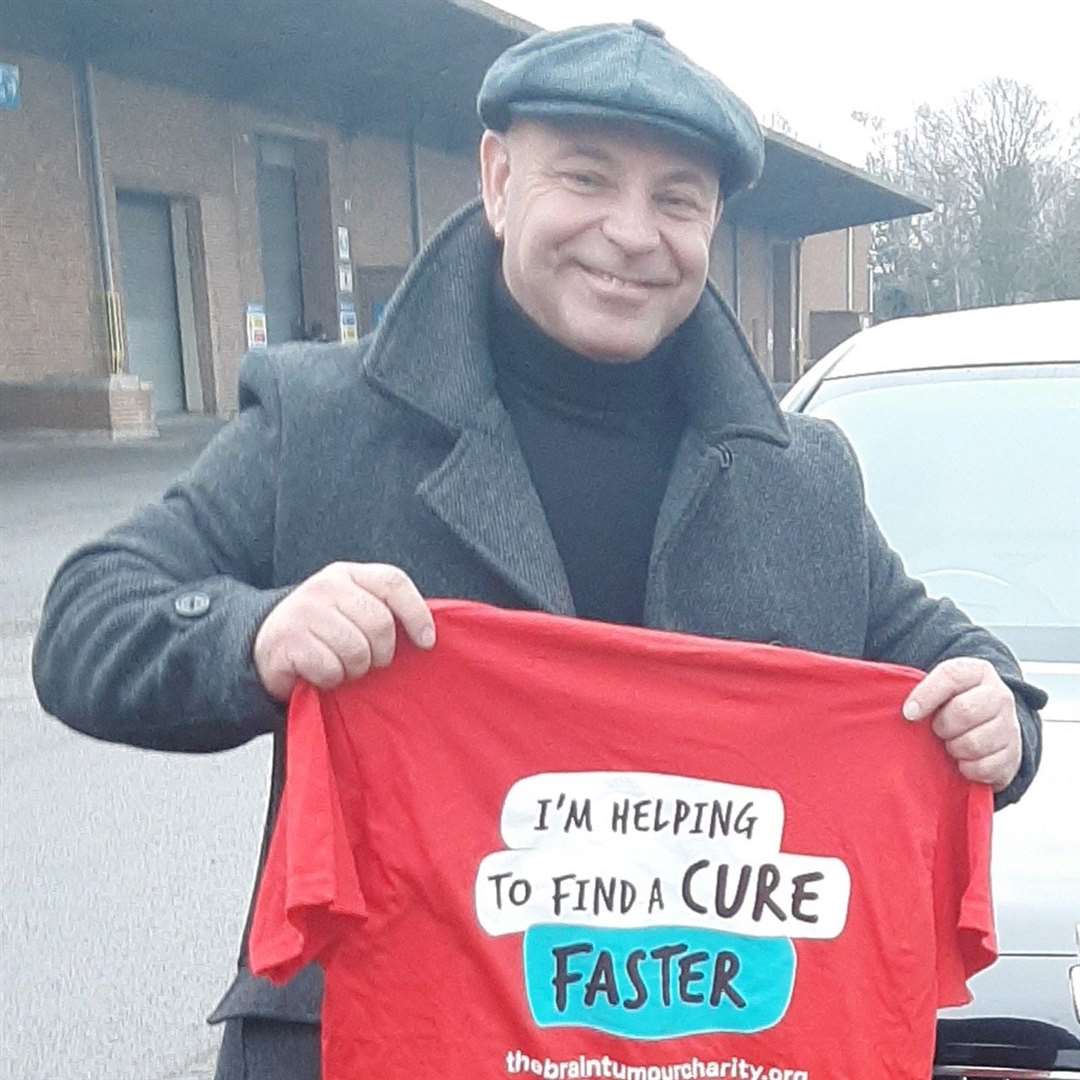 Rocky Troiani from Chatham is raising money for The Brain Tumour Charity