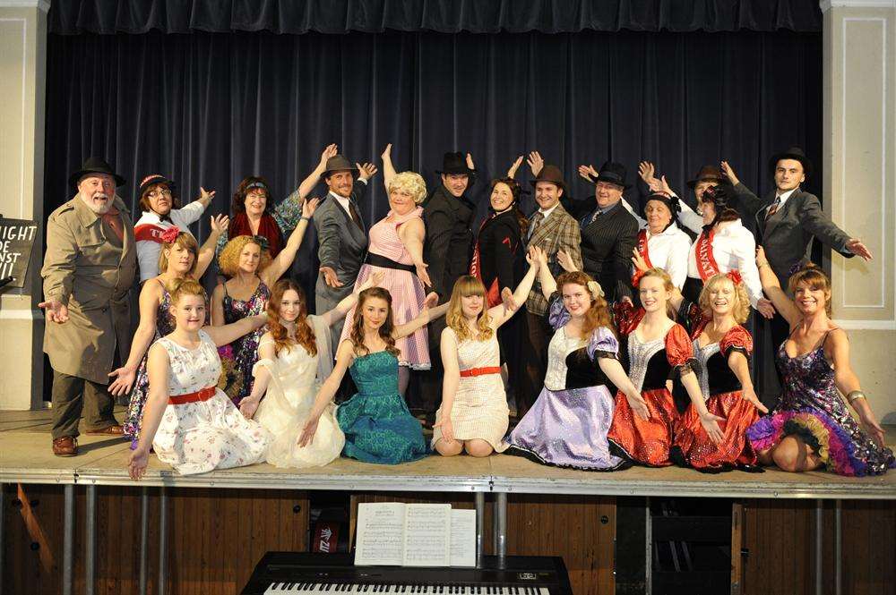 St Margaret's Players in previous production of Guys and Dolls.