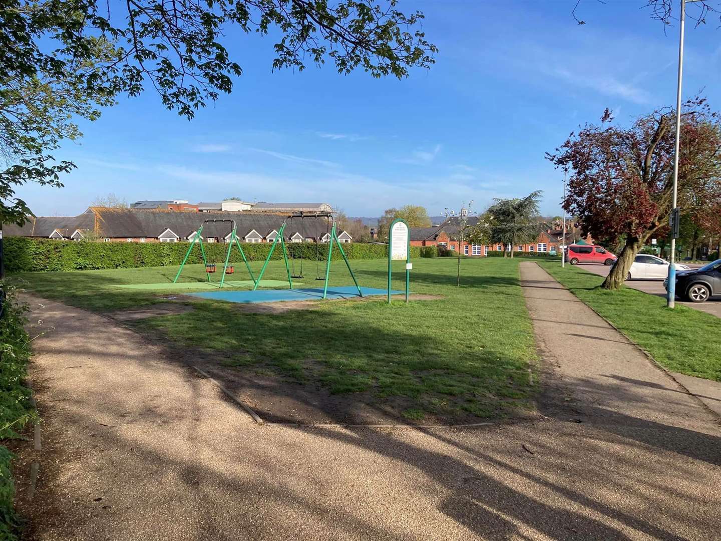The Upper Castle Fields swings and green space is at risk