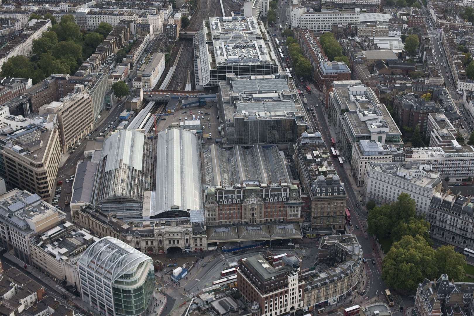 The accident happened outside London's Victoria Station. Picture: Ralph Hodgson/Network Rail