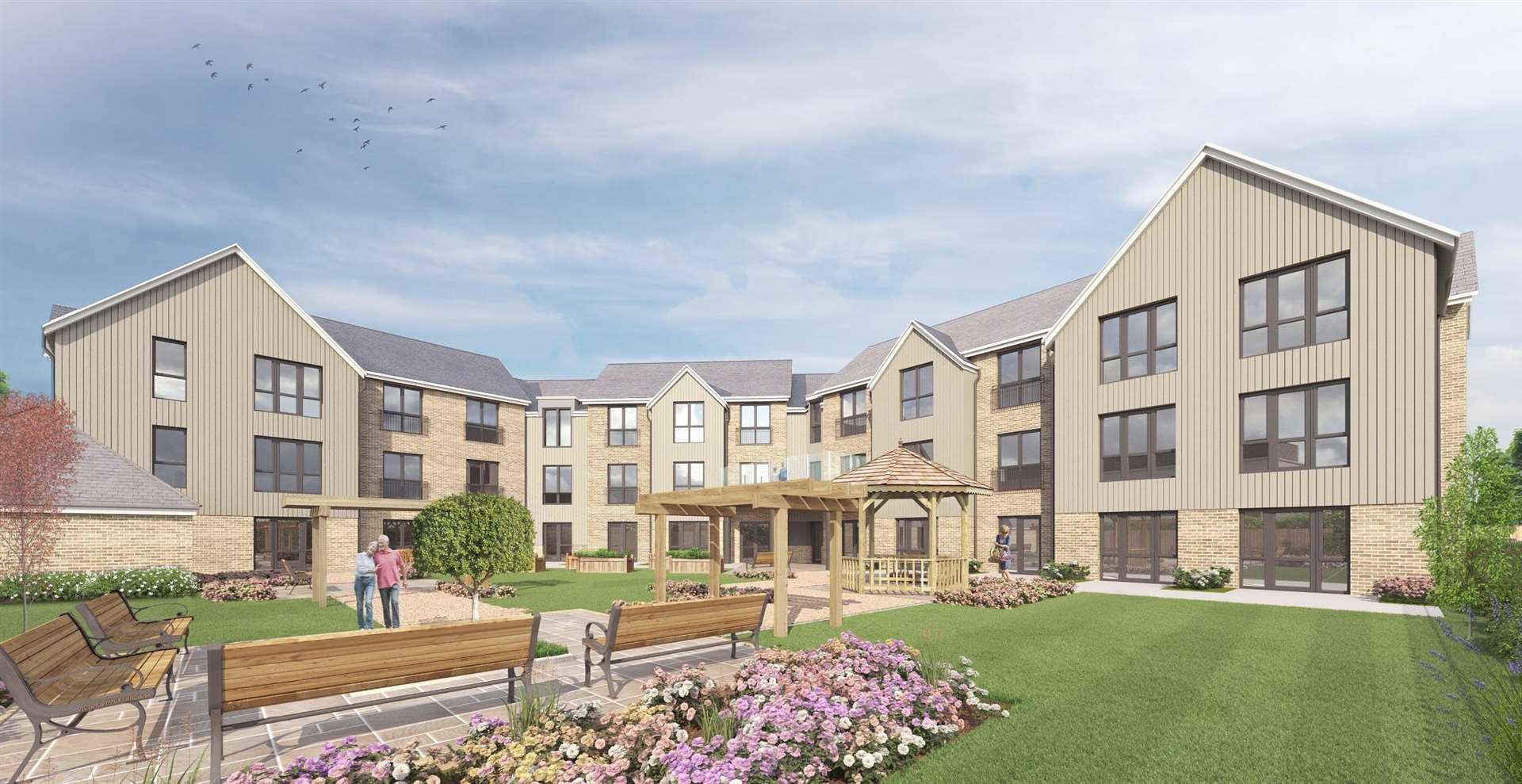 Plans for a 68-bed care home near the William Harvey Hospital