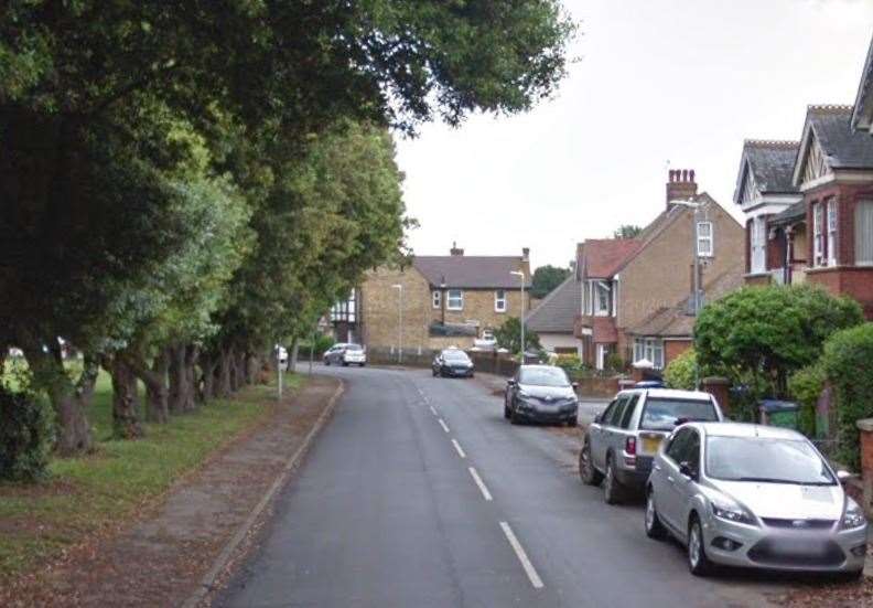 The incident happened in Minster Road, Westgate-on-Sea. Picture: Google Street View