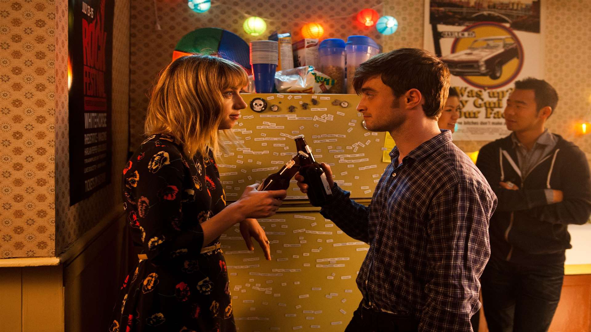 Zoe Kazan as Chantry and Daniel Radcliffe as Wallace, in What If. Picture: PA Photo/Entertainment One