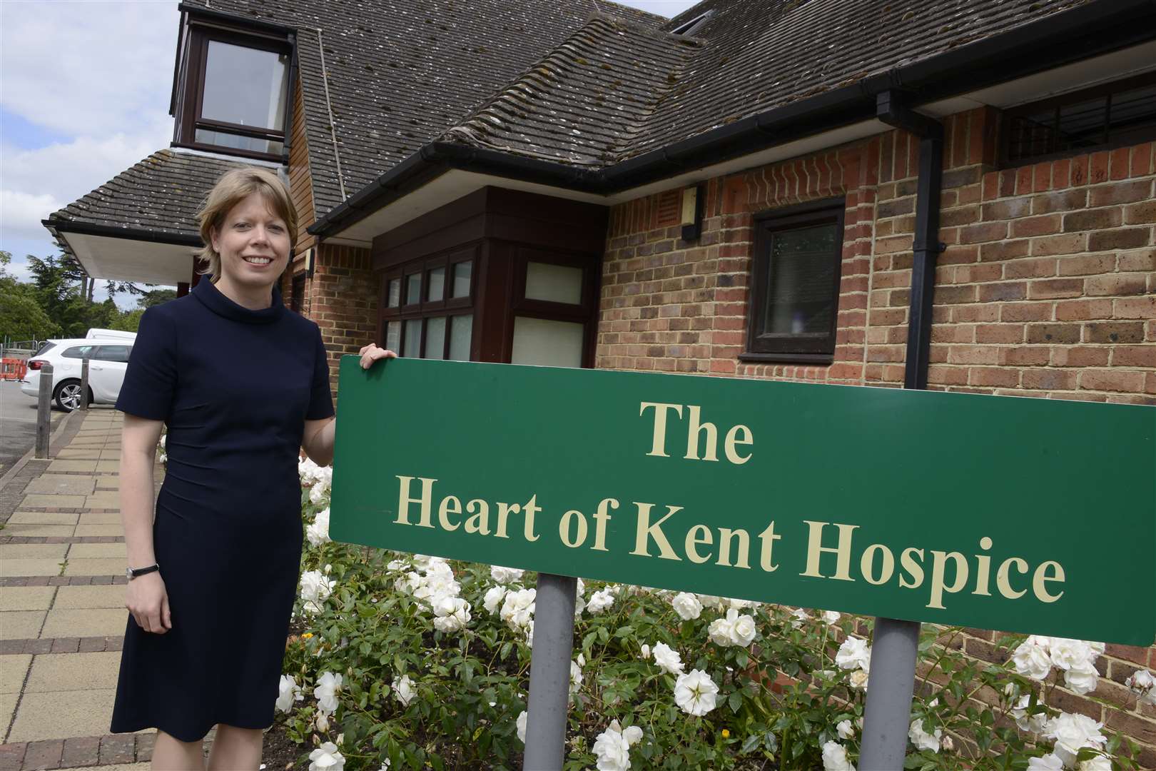 Chief executive of Heart of Kent Hospice, Sarah Pugh - Mrs Bonney said her aunt had a completely different experience at the hospice