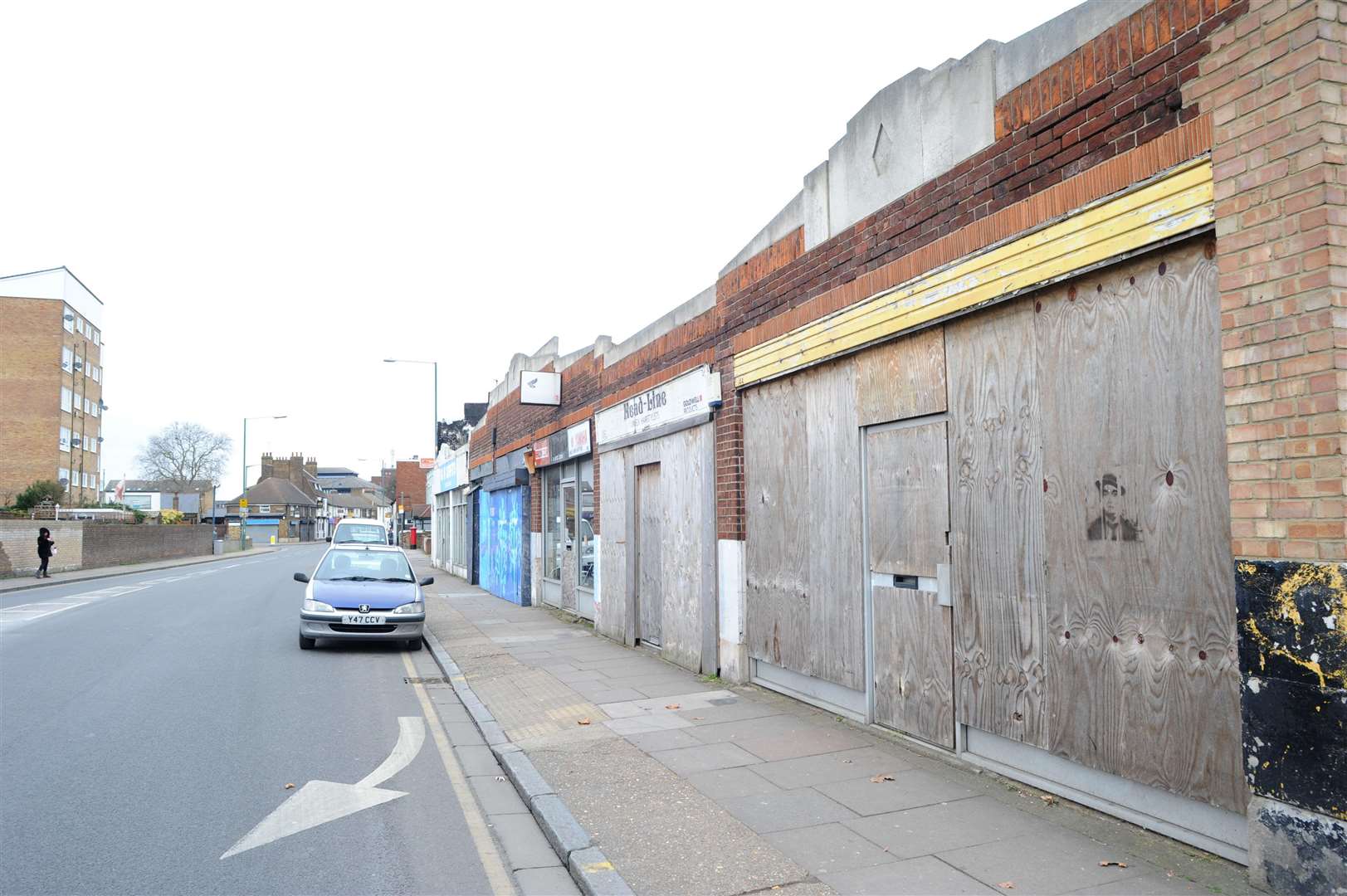 Lowfield street, Dartford. It's run down. Pix of it looking run down. (tesco meant to be built there soon.) Picture: Simon Hildrew FM3009933 (3455931)