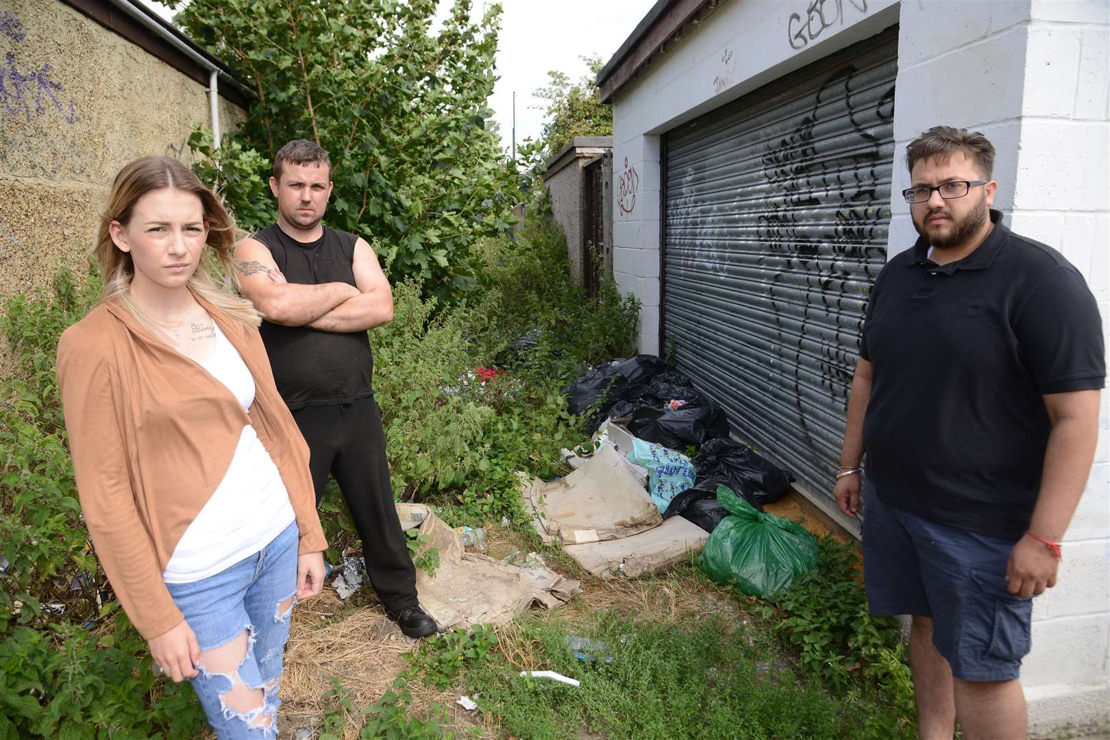 Residents have had enough of the rubbish being tipped behind their homes