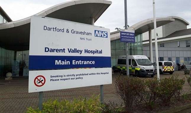 Darent Valley Hospital, in Dartford