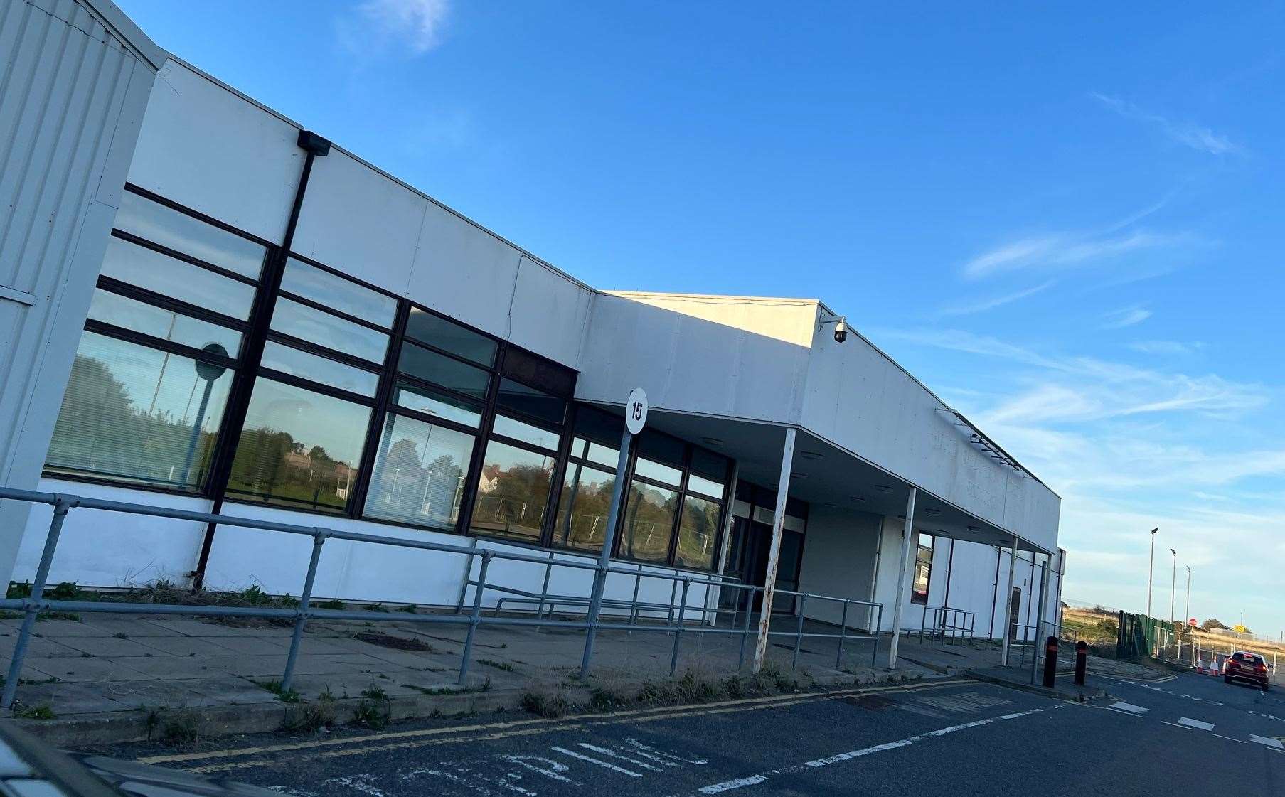 The old passenger terminal building at Manston Airport