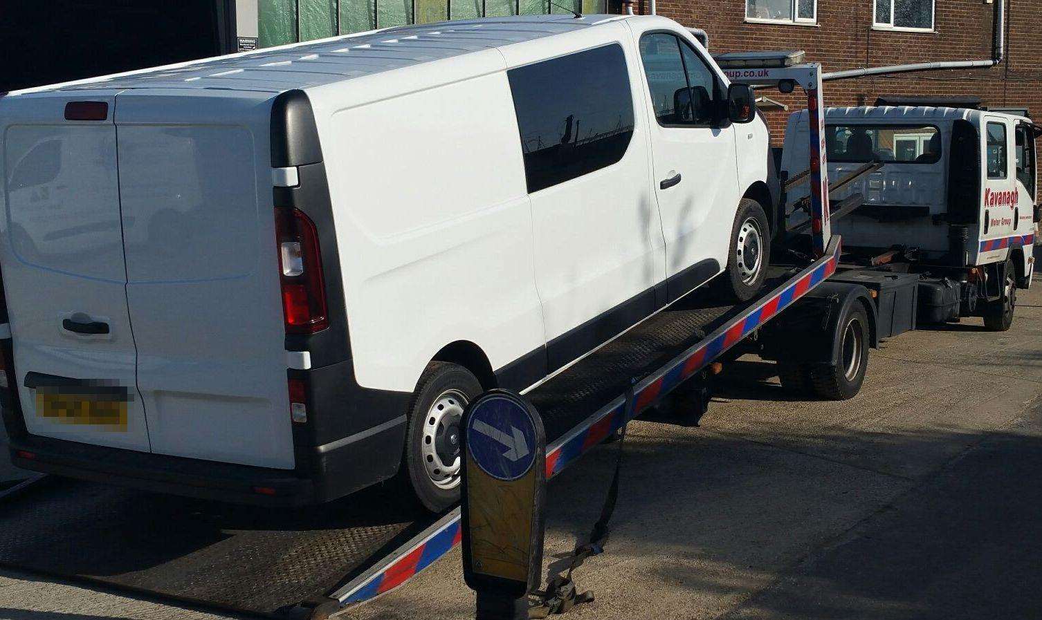 One of the vehicles seized in the raid.Picture: Kent Police