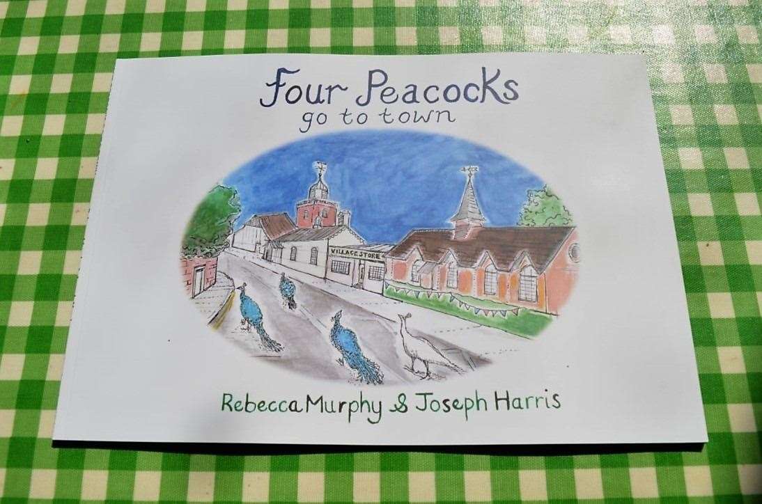 Four Peacocks go to town is available to buy online now