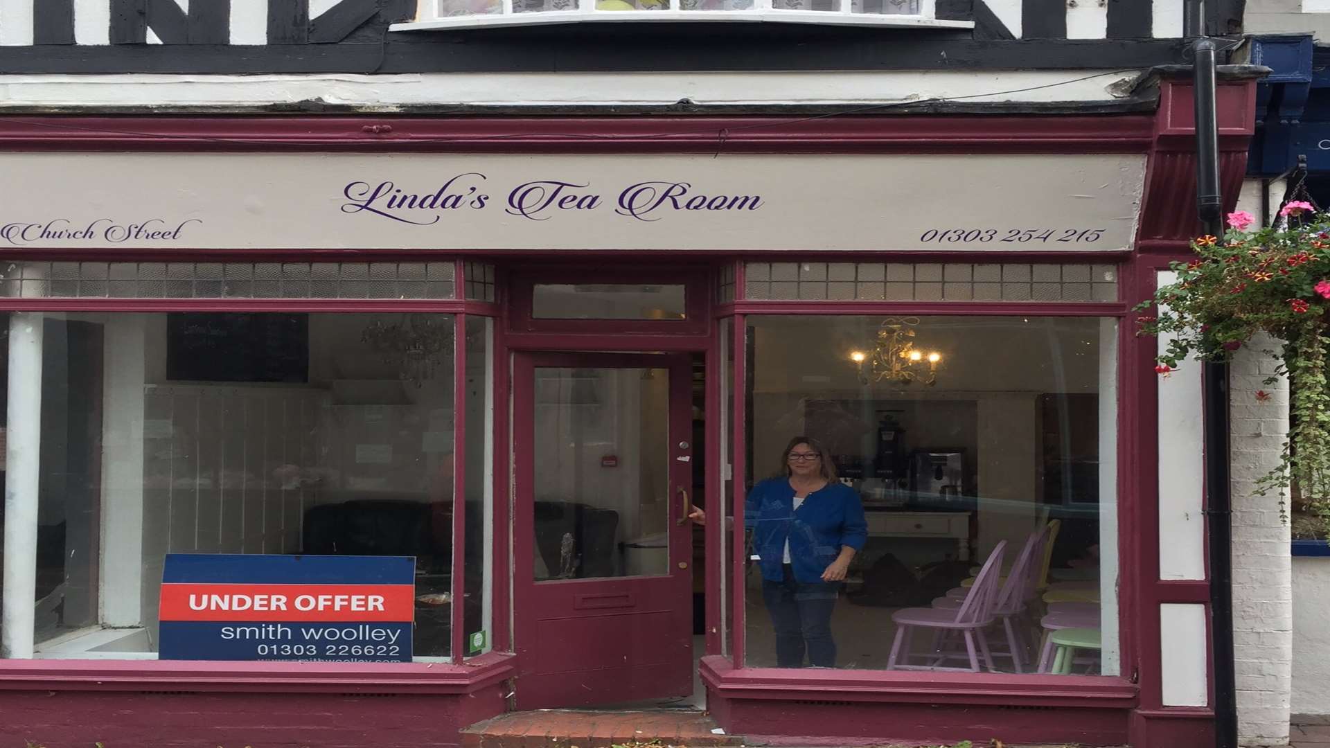 The tearoom where Kent chef David Hart is opening The Folkestone Wine Company next month. Picture: @folkestonewine/Twitter